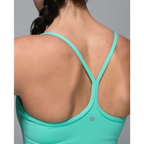 Lululemon Power Y Tank menthol blue Tank top size 4 XS  W1E14S - Picture 6 of 10